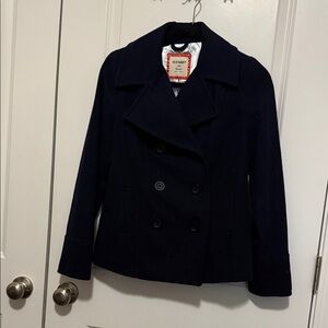 Old Navy Women's Dark Blue Peacoat